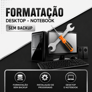Formatação simples sem Backup